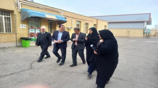 بازدید جناب آقای دکتر فخر موسوی مدیر کل محترم حوزه ریاست و روابط عمومی دانشگاه ملی مهارت از آموزشکده ملی مهارت دختران کاشان 2