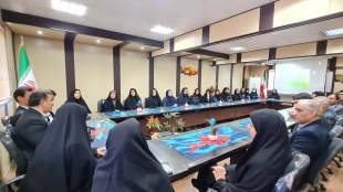 مراسم تکریم سرکار خانم دکتر معزی رئیس سابق آموزشکده ملی مهارت دختران کاشان و معارفه جناب آقای دکتر یاسمیان 10