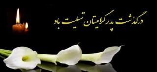 عرض تسلیت خدمت سرکار خانم مهندس جدی