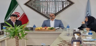 حضور جناب آقای دکتر قادری معاون محترم اداری مالی و مدیریت منابع دانشگاه ملی مهارت در دانشکده ملی مهارت دختران کاشان 2