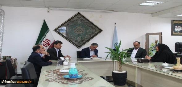 بازدید ریاست محترم دانشگاه ملی مهارت جناب آقای دکتر زمانی از آموزشکده دختران کاشان