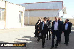 بازدید ریاست محترم دانشگاه ملی مهارت جناب آقای دکتر زمانی از آموزشکده دختران کاشان 5