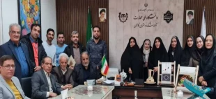 برگزاری نشست خبری ریاست محترم آموزشکده با اصحاب خبر و فعالین رسانه شهرستان کاشان 3