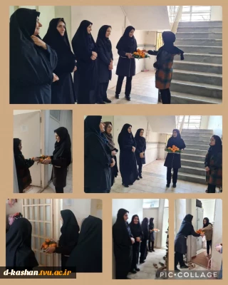 تقدیر و پذیرایی از دانشجویان ساکن خوابگاه به مناسبت روز دانشجو