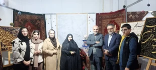 بازدید مسئولان شهرستان کاشان از غرفه های دانشکده ملی مهارت دختران نمایشگاه نوآوری و فناوری کاشان 2