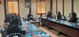 نشست تخصصی ریاست آموزشکده ملی مهارت دختران کاشان با دبیر اجرایی جشنواره ملی فردخت 2