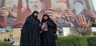 حضور دانشگاهیان آموزشکده ملی مهارت دختران کاشان در راه پیمایی روز قدس 2
