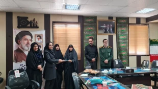 مراسم تقدیر از اساتید و دانشجویان فعال دانشکده در پویش دوخت لباس فرم مدافعان امنیت 3