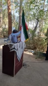 آیین اهتزاز پرچم مقدس جمهوری اسلامی ایران همزمان با شروع سال تحصیلی در دانشکده ملی مهارت دختران کاشان 2