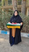 آیین اهتزاز پرچم مقدس جمهوری اسلامی ایران همزمان با شروع سال تحصیلی در دانشکده ملی مهارت دختران کاشان 2